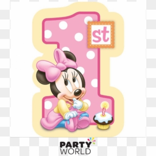 Minnie Mouse 1st Birthday Png - Minnie Mouse Baby 1, Transparent Png