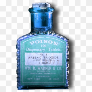 #poison #bottle #turqouise #teal #blue #aesthetic #kms - Arsenic Trioxide, HD Png Download