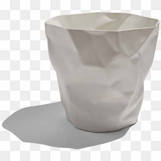 Crumpled Paper Waste Basket // Perch - Flowerpot, HD Png Download