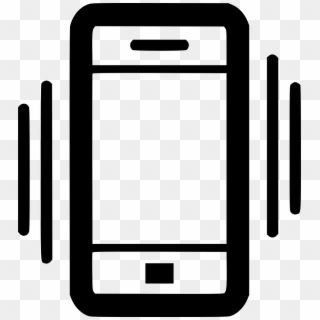 Clip Art Royalty Free Stock Mobile Vibration Png Icon - Mobile Vibration Icon Png, Transparent Png