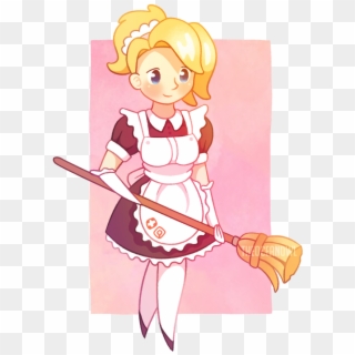 Holly 💜 - Maid Mercy Overwatch, HD Png Download