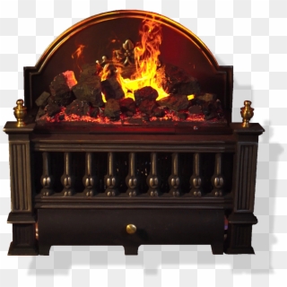 Electric Fireplace Coal Basket, HD Png Download