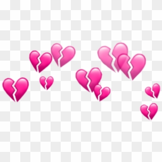 Heart Hearts Emotions Emoji Tumblr Coração Png Tumblr - Broken Heart Emoji Crown, Transparent Png
