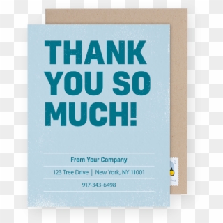 More Info On Business Thank You Notes - Poster, HD Png Download