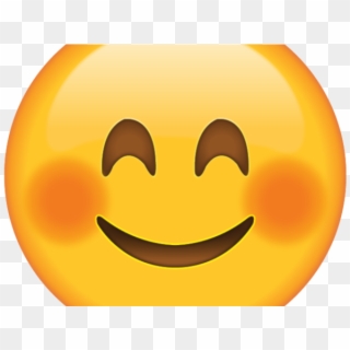 Blushing Emoji Clipart Good Grief - Emoji Sonrisa Png, Transparent Png
