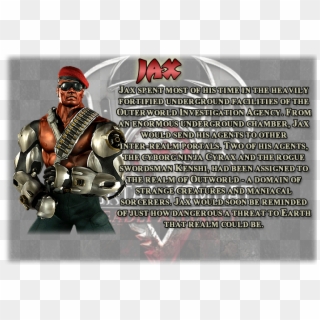 Jax - Mortal Kombat Mokap, HD Png Download