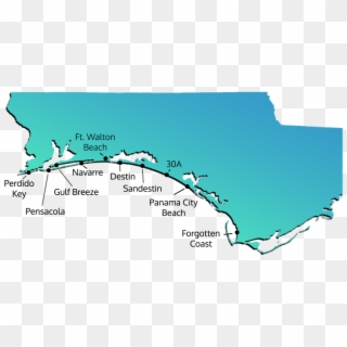 Florida Vacation Rentals Map - Map, HD Png Download