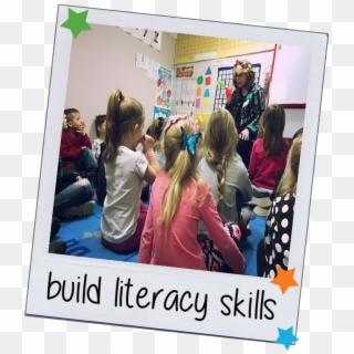 [sb]build Literacy Polaroid - Child, HD Png Download