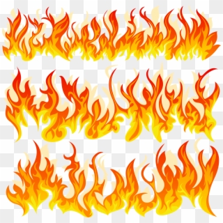 Cartoon Related Keywords Suggestions - Vector Flames, HD Png Download