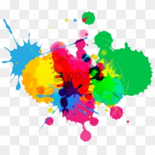 Free Png Download Colorful Paint Splatter Png Png Images - Colours On ...