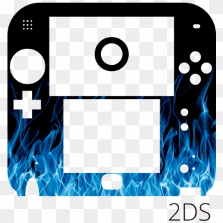 Blue Flames Nintendo Skin - Zelda 2ds Skin, HD Png Download