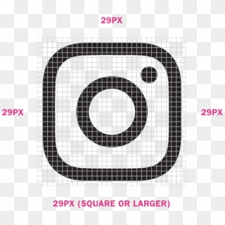 Instagram Brand Resources A - Logo Instagram Hitam Putih .png, Transparent Png