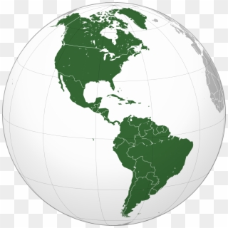 America Vector Mundo - Region De Las Americas, HD Png Download