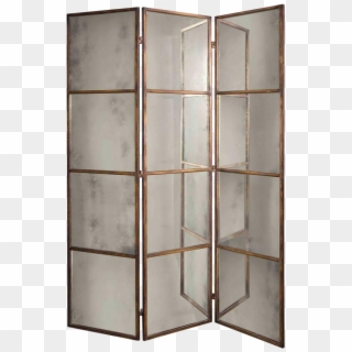 1300 Dimensions60ʺw × 3ʺd × 80ʺh Tall Antique Mirror - 4 Panel Mirrored Room Divider, HD Png Download