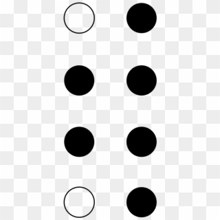 File - Braille8 Dots-425368 - Svg - Circle, HD Png Download
