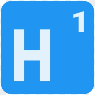 The Icon Is A Rounded Square, Within Which Is Inscribed - Hydrogen Icon, HD Png Download