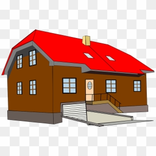 Roof Clipart Building Roof - Two Story Building Png, Transparent Png