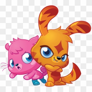 Moshi Monsters Poppet And Katsuma, HD Png Download
