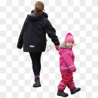 Free Png Children Walking Png Png Image With Transparent - Cut Out People Winter, Png Download