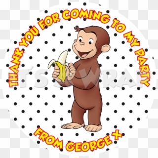 Curious George Sweet Cone Stickers - Mind Blowing Mandela Effects, HD Png Download