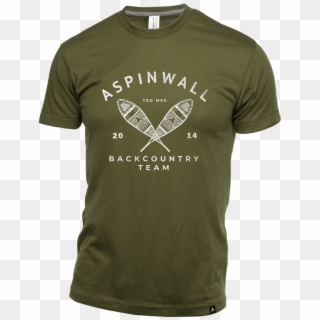 Aspinwall Backcountry Team T Shirt Army 7 - Active Shirt, HD Png Download