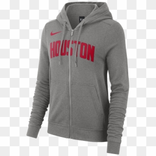 Houston Rockets Nike Women's Earned Edition Full-zip - Miami Heat Nike Hoodie, HD Png Download