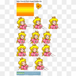 Happy Peach - Princess Peach, HD Png Download
