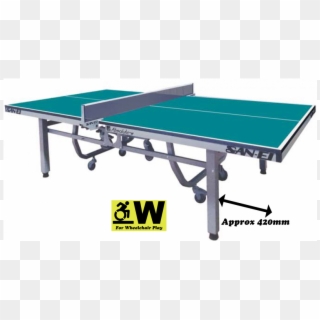 San-ei Absolute W Ittf Approved Table Tennis Table - Absolute W Advanced, HD Png Download