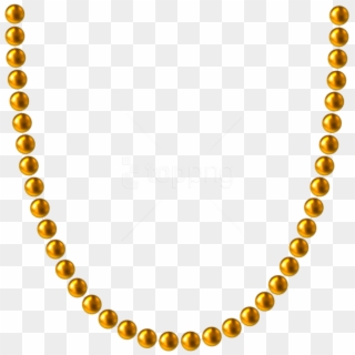 Free Png Download Gold Beads Clipart Png Photo Png - Gold Bead Necklaces Png Transparent, Png Download