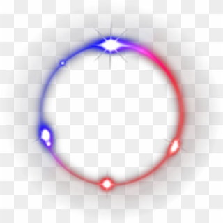 #ftestickers #circle #light #glow #neon #red #blue - Circle, HD Png Download