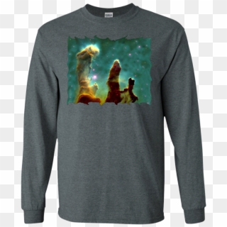 Nasa Pillars Of Creation Eagle Nebula Ls Shirt/hoodie/sweatshirt - Pillars Of Creation, HD Png Download