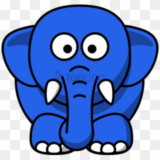Free Png Cartoon Elephant Face Png Image With Transparent - Cartoon Elephant, Png Download