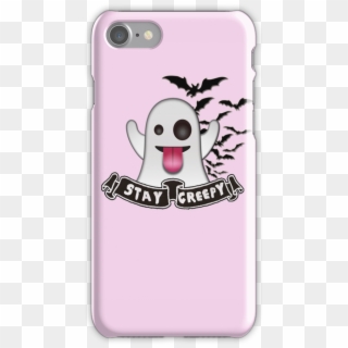 Ghost Emoji Iphone 7 Snap Case - Halloween Clip Art, HD Png Download