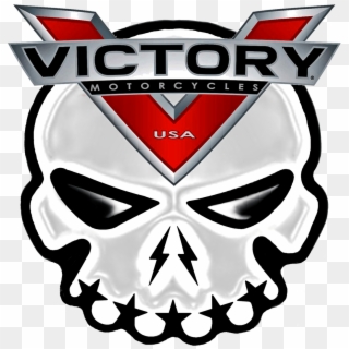 Attitude Skull With Victory Logo, HD Png Download