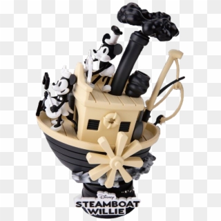 Beast Kingdom Toys Steamboat Willie Diorama Toyslife - Lego Steamboat Willie Leak, HD Png Download