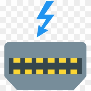The Icon Is A Logo Of Thunderbolt, HD Png Download