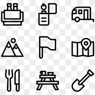 Camping - Logistic Icons, HD Png Download