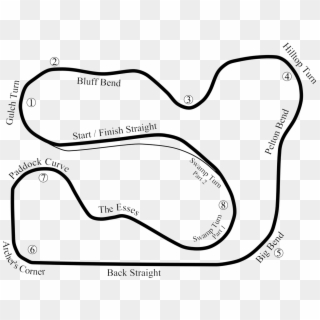 Waterford Hills Road Racing Track - Racing Track, HD Png Download