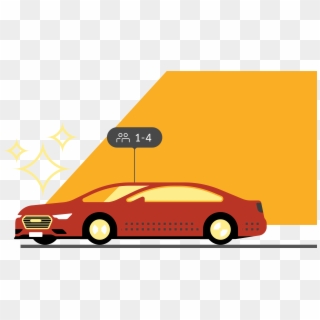 Transparent Uber Car Icon, HD Png Download