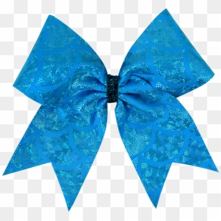Turquoise Blue Mermaid I Love Cheer® Hair Bow , Png - Riodinidae, Transparent Png