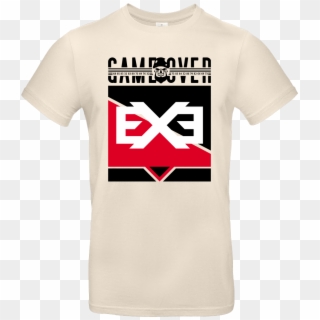 Game Over T-shirt B&c Exact, HD Png Download