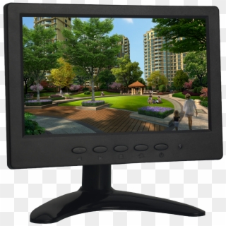 Small Size 7inch Led Cctv Monitor Widescreen 7 Inch - แบบ โฮม ออฟฟิศ, HD Png Download