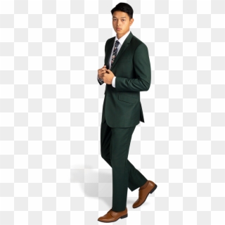 Dark Green Rental Suit - Tuxedo Rental Emerald Green, HD Png Download