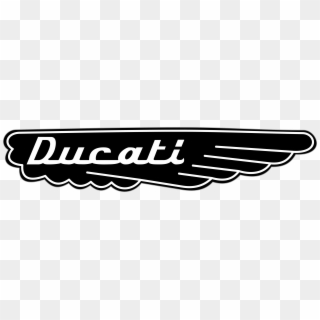 Picture Black And White Biker Vector Scrambler Motorcycle - Ducati Logo Old, HD Png Download