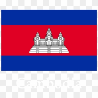 Bleed Area May Not Be Visible - Cambodia Flag With Name, HD Png Download