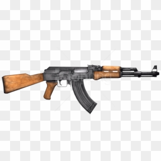 Free Png Classic Assault Rifle Wooden Grip Png Images - Ak 47, Transparent Png