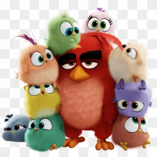 Finally - - Angry Birds Hatchlings On Red, HD Png Download