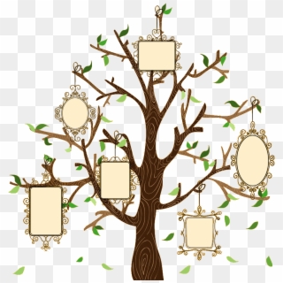 Family Tree Illustration Creative Euclidean Vector - Family Trees Vectors, HD Png Download