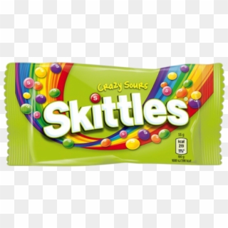 Skittles Crazy Sours Candies 38 G - Skittles, HD Png Download