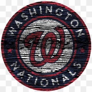 Washington Nationals 2011-present Primary Logo Distressed - Circle, HD Png Download
